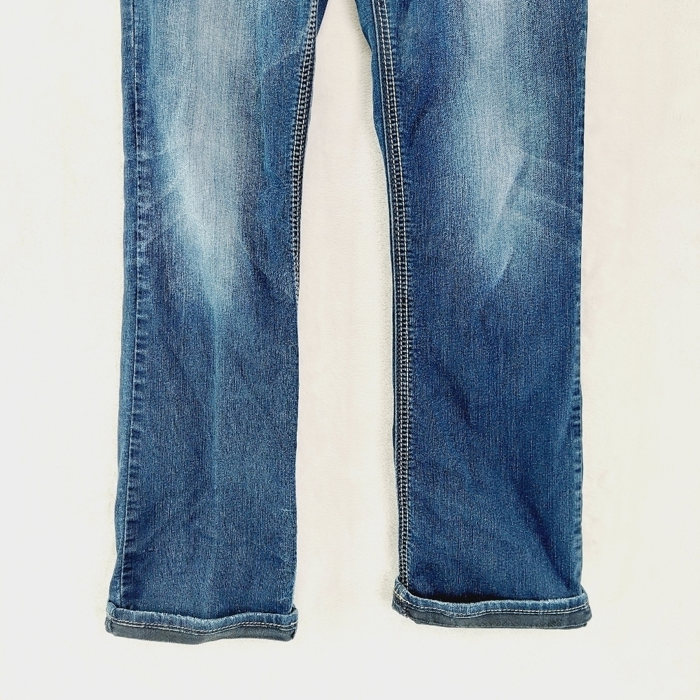 Silver Jeans Suki Mid Slim Boot Blue Casual Denim Jeans P2410 - Picture 3 of 11